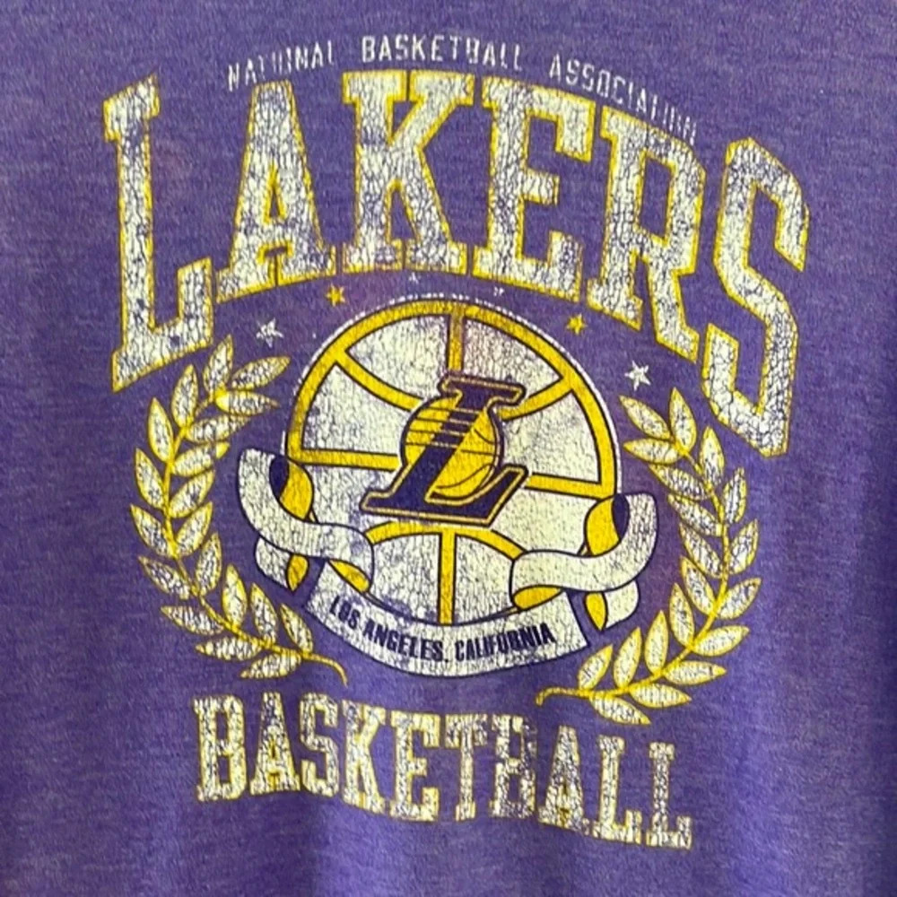 NBA Los Angeles Lakers t-shirt size XL kids - Picture 2 of 7